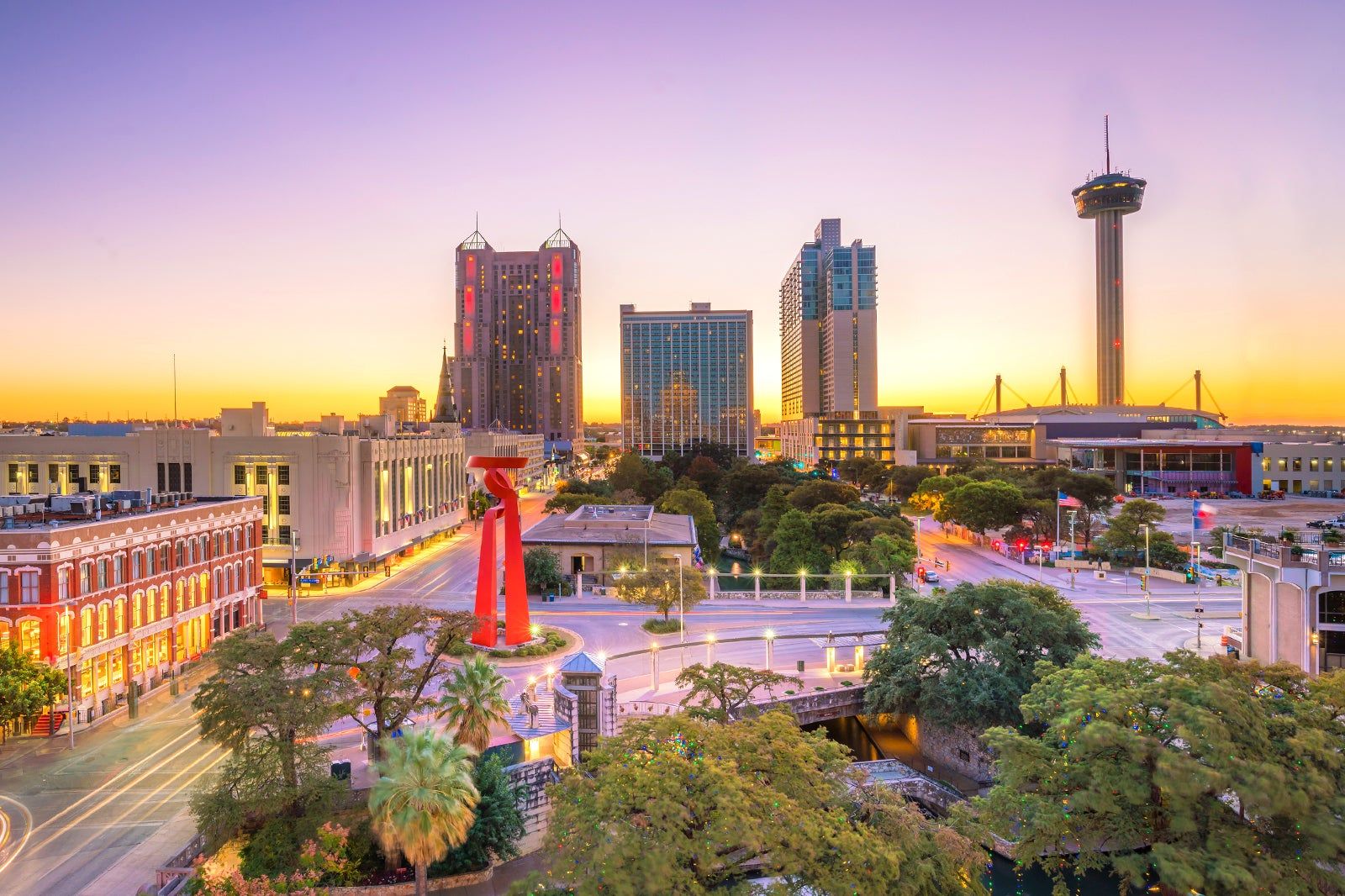 Modern San Antonio skyline representing corporate insurance stability